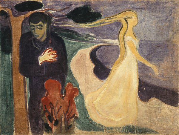 Edvard Munch Separation Wandbild