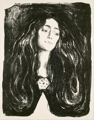 Edvard Munch The Brooch Eva Mudocc Wandbild