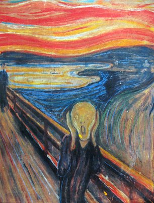 Edvard Munch The Scream Wandbild