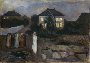 Edvard Munch The Storm Wandbild