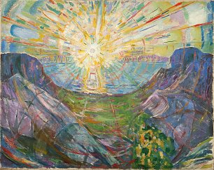 Edvard Munch The Sun Wandbild