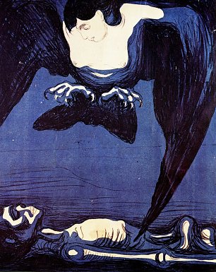Edvard Munch The Vampire Wandbild