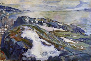 Edvard Munch Winter Landscape Wandbild