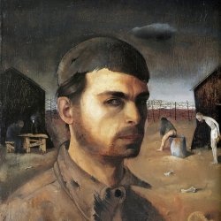 Felix-Nussbaum-Selbstportrait-im-Camp