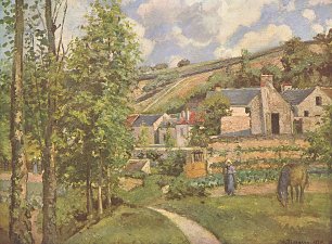 Camille Pissarro Landschaft bei Pontoise Wandbild