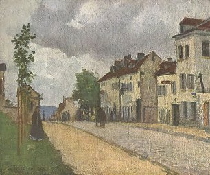 Camille Pissarro Strasse in Pontoise Rue de Gisors Wandbild
