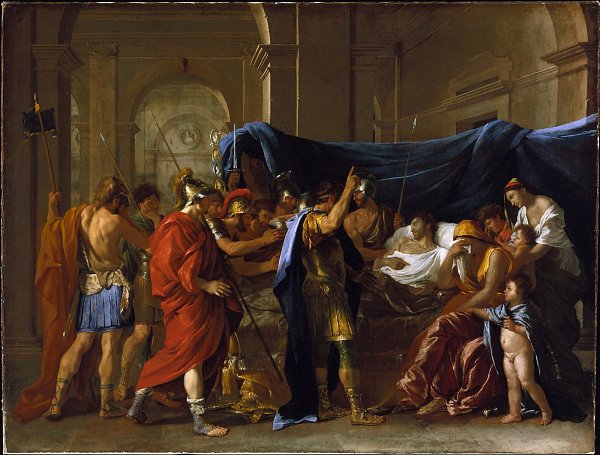 Nicolas Poussin La Mort de Germanicus Wandbild