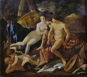 Nicolas Poussin Venus and Mercury Wandbild