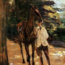 Maurice-Prendergast-man-with-horse
