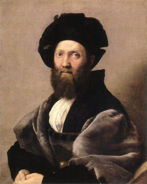 Raffael Portrait of Baldassare Castiglione Wandbild