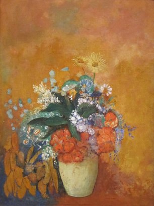 Odilon Redon Flowers in a Vase Wandbild