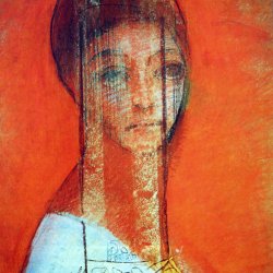 Odilon-Redon-Veiled-Woman