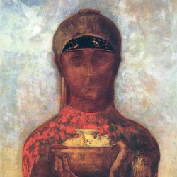 Odilon-Redon-the-cup-of-mystery