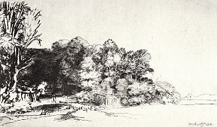 Rembrandt van Rijn Der Waldsaum