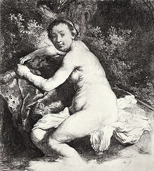 Rembrandt van Rijn Diana im Bade Wandbild