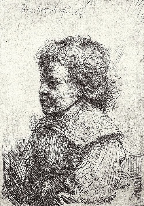 Rembrandt van Rijn Portrait eines Knaben Wandbild