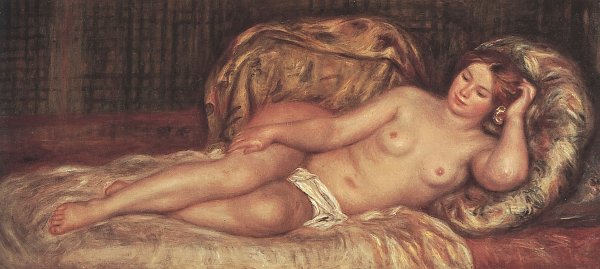 Auguste Renoir Akt auf dem Kissen