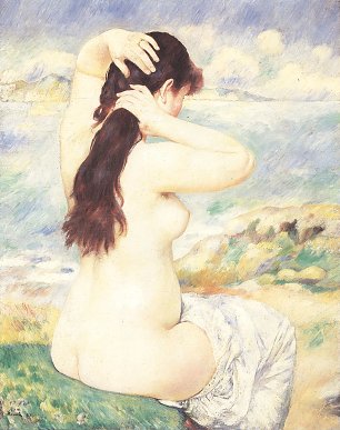 Auguste Renoir Badegast 3 Wandbild