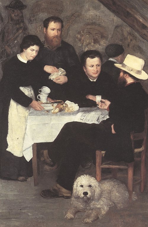 Auguste Renoir Das Kabarett von Mutter Antony Wandbild