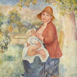 Auguste-Renoir-Das-Kind-an-der-Brust