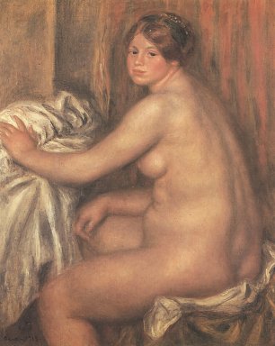 Auguste Renoir Der Badegast 2 Wandbild