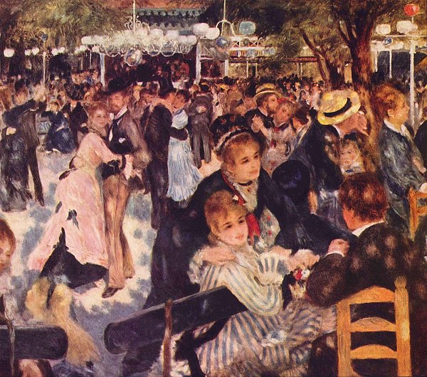 Auguste Renoir Der Ball im Moulin de Galette Wandbild