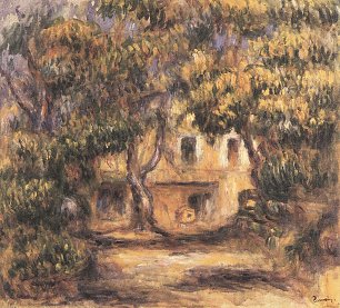 Auguste Renoir Der Bauernhof bei Les Collettes Wandbild