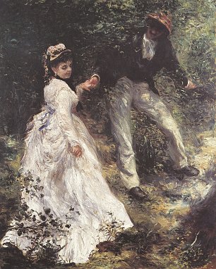 Auguste Renoir Die Promenade Wandbild