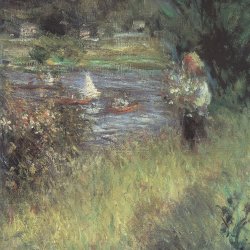 Auguste-Renoir-Die-Seine-in-Chatou-Detail