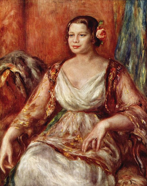 Auguste Renoir Portrait der Tilla Durieux Wandbild