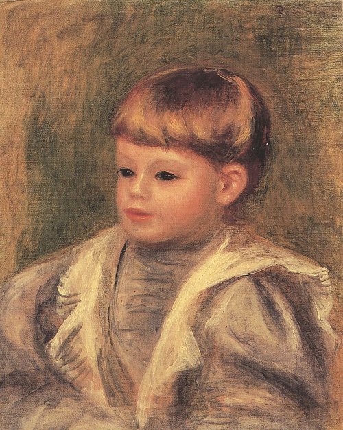 Auguste Renoir Portrait eines Kindes Philippe Gangnat Wandbild