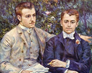 Auguste Renoir Portrait von Charles und Georges Durand Ruel Wandbild