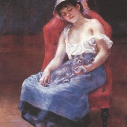 Auguste-Renoir-Schlafendes-Maedchen