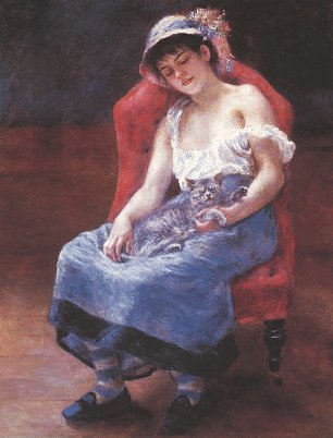 Auguste Renoir Schlafendes Maedchen
