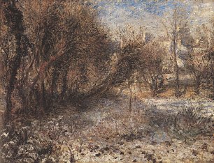 Auguste Renoir Schneelandschaft Wandbild