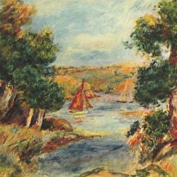 Auguste-Renoir-Segelboote-bei-Cagnes