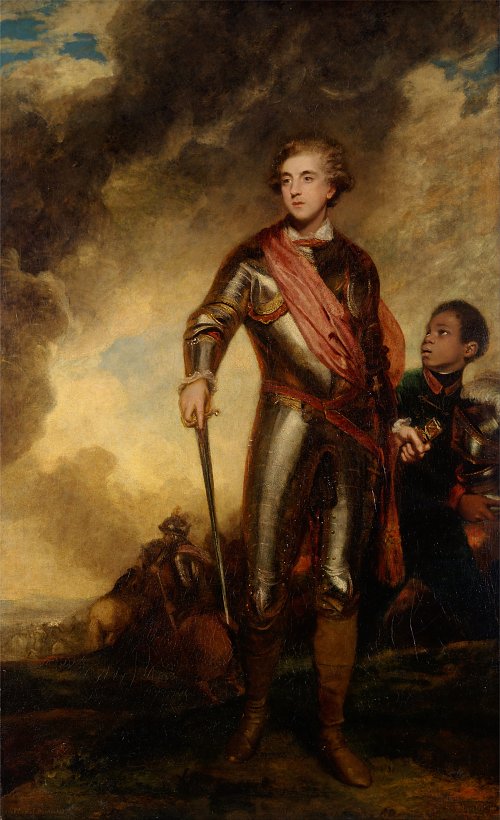 Joshua Reynolds Charles Stanhope 3rd Earl of Harrington Wandbild