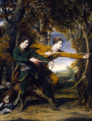 Joshua Reynolds Colonel Acland and Lord Sydney The Archers Wandbild