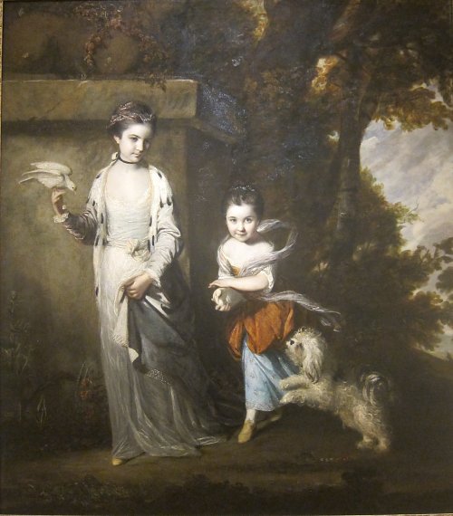 Joshua Reynolds Portrait of the Ladies Amabel and Mary Jemima Yorke Wandbild