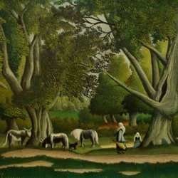 Henri-Rousseau-Landscape-with-Milkmaids