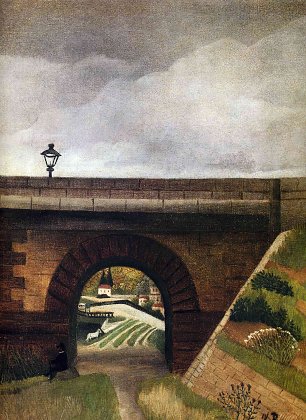 Henri Rousseau sevres bridge Wandbild