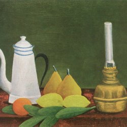 Henri-Rousseau-still-life-with-teapot-and-fruit