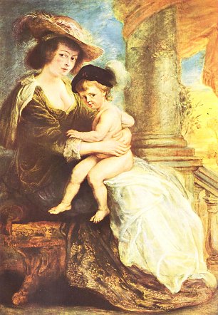 Rubens Helene Fourment mit ihrem erstgeb