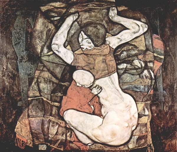 Egon Schiele Junge Mutter Wandbild