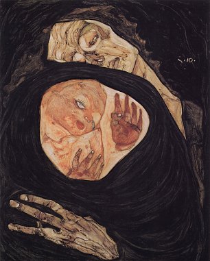 Egon Schiele Tote Mutter Wandbild