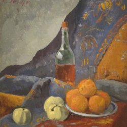 Paul-Serusier-Still-Life-with-Bottle-and-Fruit
