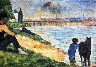 Georges Seurat Ein Badeplatz in Asnieres