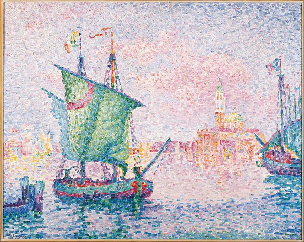 Paul Signac Venice The Pink Cloud 1909 Wandbild