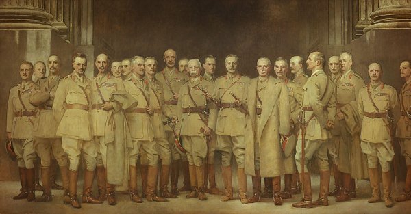 John Singer Sargent General Officers of World War I Wandbild