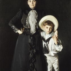 John-Singer-Sargent-Portrait-of-Mrs-Edward-L-Davis-and-Her-Son